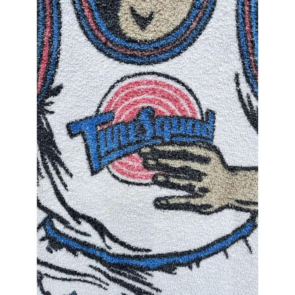 Michael Jordan Space Jam Beach Towel Bugs Bunny Daffy Duck 1996 USA Franco 30x55